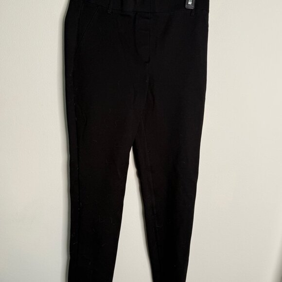 Quince Women's‎ Black Ultra Stretch Straight Leg Pants - Size M Medium - Picture 2 of 5